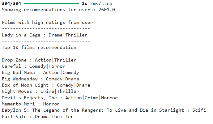 Movie Recommendation System