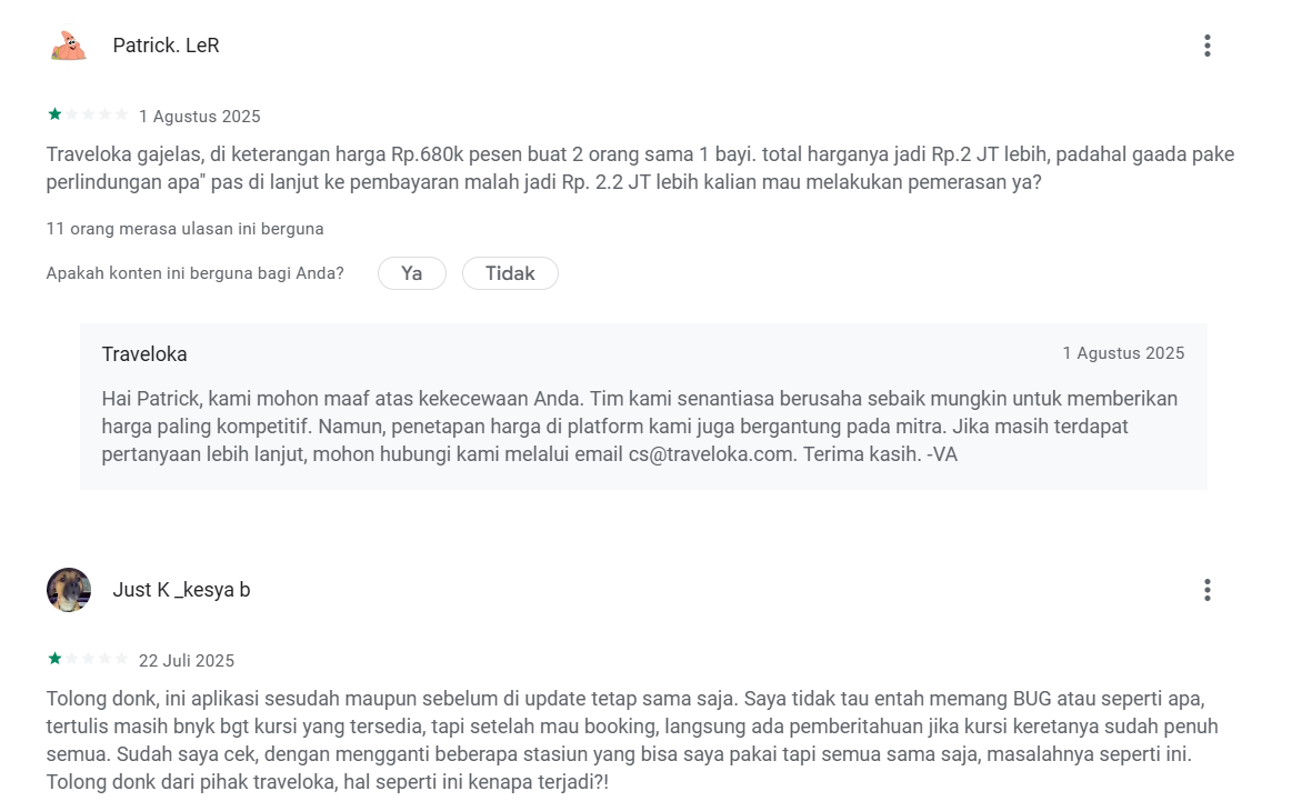 Traveloka Sentiment Analysis